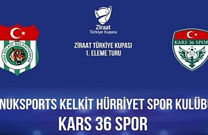 Kars 36 Spor'un Ziraat Türkiye kupasındaki rakibi belli oldu