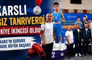Karslı Yağız Tanrıverdi Türkiye İkincisi Oldu