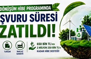 Yeşil Dönüşüm Hibe Programında Başvuru Süresi Uzatıldı