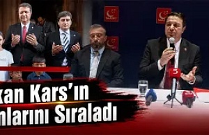 Saadet Partisi Genel Başkanı Mahmut Arıkan Kars’ın Sorunlarını Sıraladı