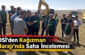 DSİ’den Kağızman Barajı’nda Saha İncelemesi