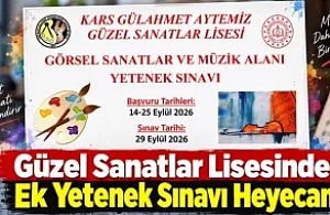 Güzel Sanatlar Lisesinde Ek Yetenek Sınavı Heyecanı