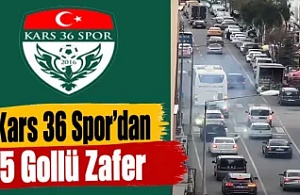 Kars 36 Spor’dan 5 Gollü Zafer