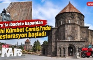 Tarihi Kümbet Camisi’nde restorasyon başladı