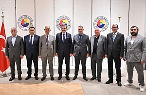 Kars Ticaret Borsası’ndan TOBB Başkanı Hisarcıklıoğlu’na Ziyaret
