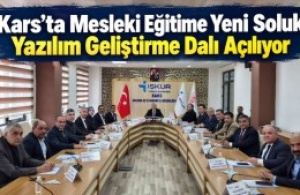Kars’ta Mesleki Eğitime Yeni Soluk: Yazılım Geliştirme Dalı Açılıyor