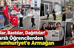 Yazdılar, Bastılar, Dağıttılar! Karslı Öğrencilerden Cumhuriyet'e Armağan