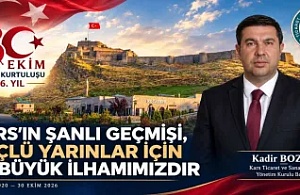 KATSO Başkanı Bozan, Kars’ın Kurtuluş Bayramı’nı Kutladı