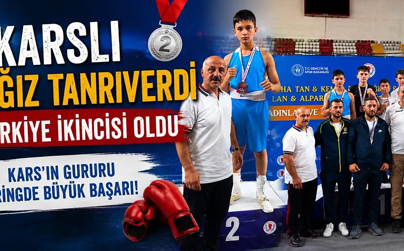 Karslı Yağız Tanrıverdi Türkiye İkincisi Oldu