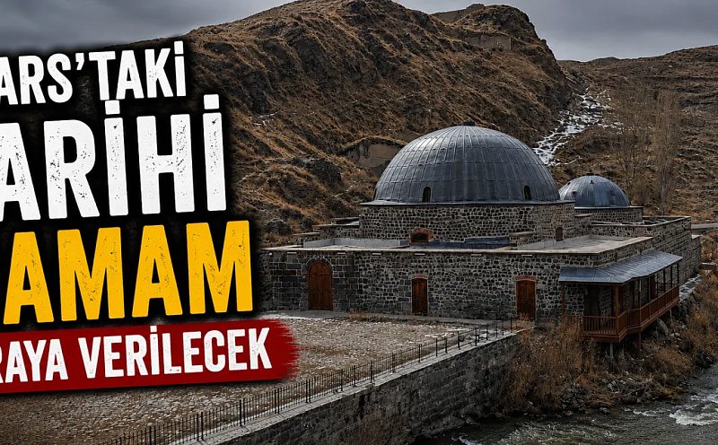 Kars’taki Tarihi Hamam Kiraya Verilecek