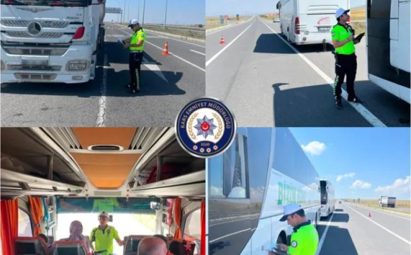 Kars Polisi Yollarda, Trafik Huzuru İçin