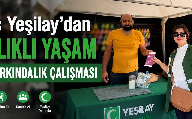 Kars Yeşilay’dan Sağlıklı Yaşam İçin Farkındalık Çalışması