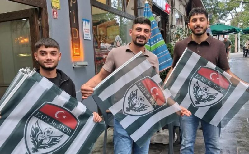 Kars 36 Spor’dan Esnafa Bayrak: “Şehir Bizim, Takım Bizim!”