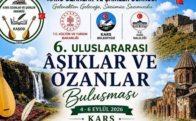 Kars’ta üç günlük aşıklar ve ozanlar şöleni