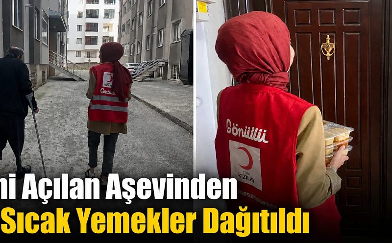 Yeni Açılan Aşevinden İlk Sıcak Yemekler Dağıtıldı