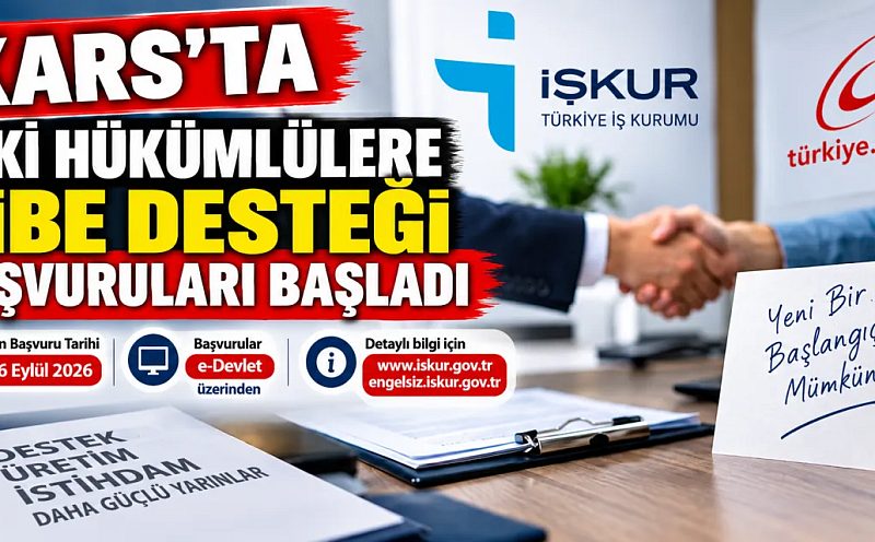 Kars’ta Eski Hükümlülere Hibe Desteği Başvuruları Başladı