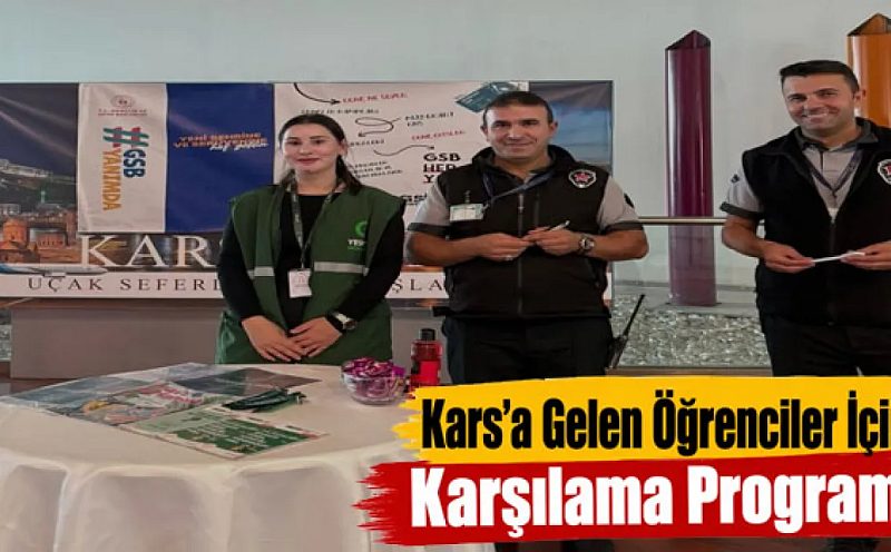 Yeşilay'dan Kars’a Gelen Öğrenciler İçin Karşılama Programı