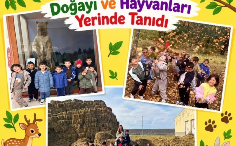 KAKÜV Anaokulu Öğrencileri Doğayı ve Hayvanları Yerinde Tanıdı