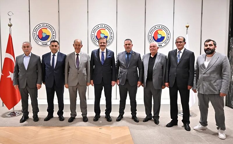 Kars Ticaret Borsası’ndan TOBB Başkanı Hisarcıklıoğlu’na Ziyaret