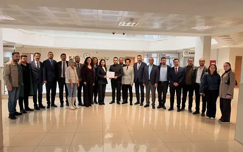Kars Barosu Başkanı Necat Yağcı Mazbatasını Aldı