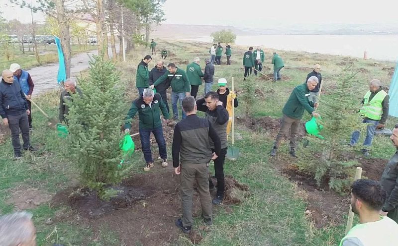 Kars'ta Baraj ve Gölet Çevreleri Yeşile Bürünecek! İki Kurumdan Önemli İş Birliği