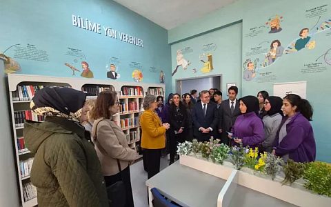 Sarıkamış Fen Lisesi’ne Yeni Kütüphane! Açılışı Vali Ziya Polat Yaptı