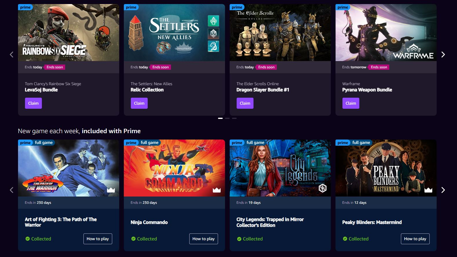 Amazon Prime Gaming