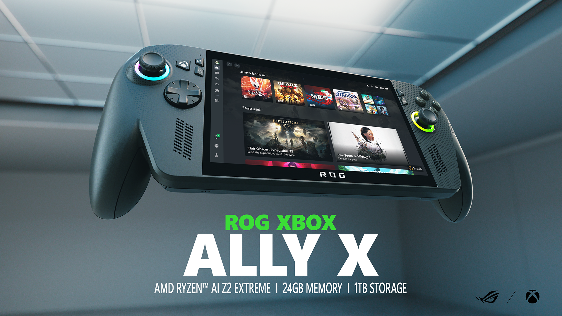 ROG Xbox Ally ve ROG Xbox Ally X 