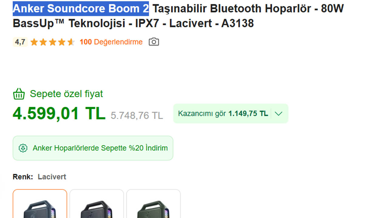 Anker Soundcore Boom 2