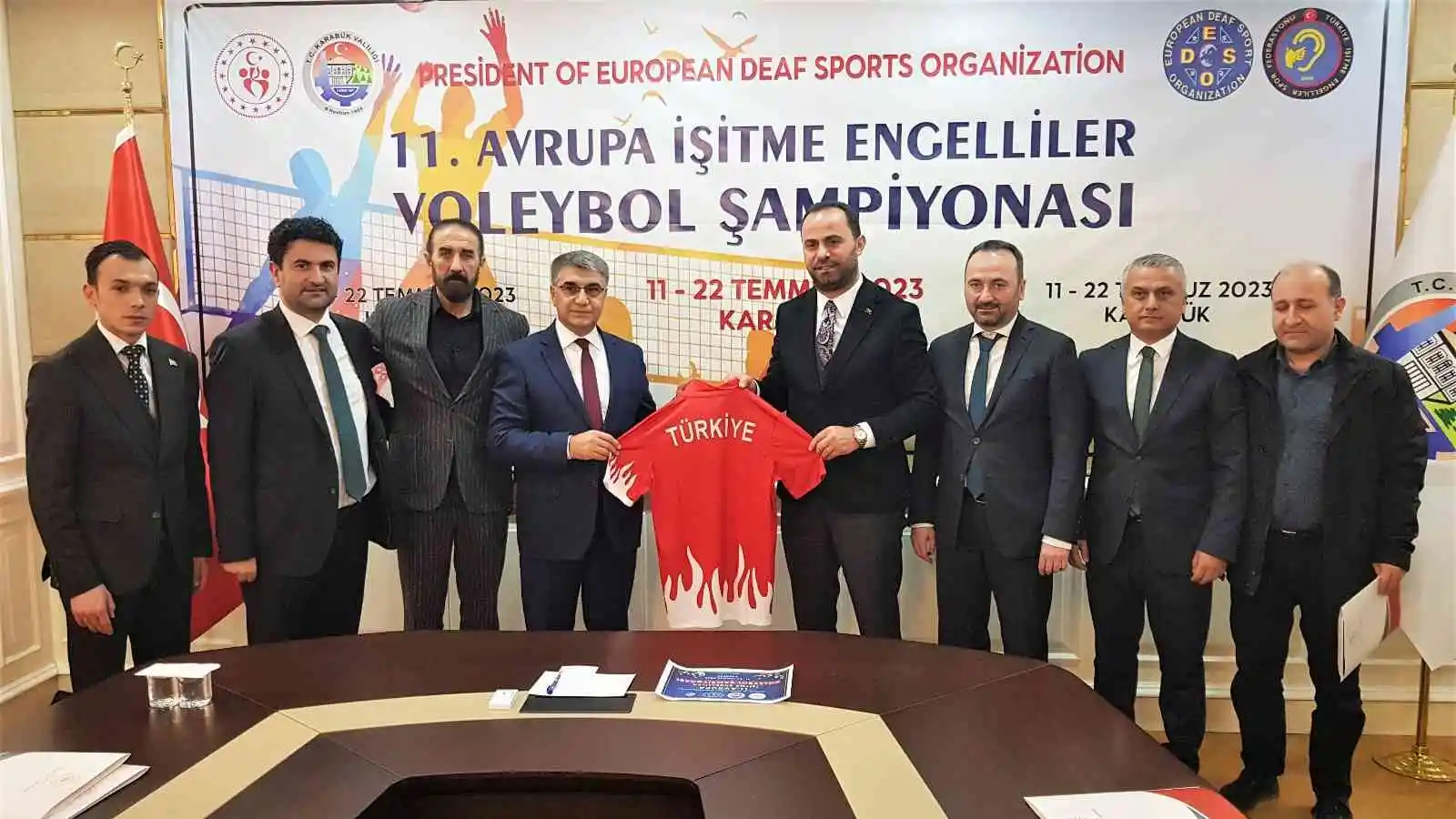 11. Avrupa İşitme Engelliler Voleybol Şampiyonası Karabük'te yapılacak