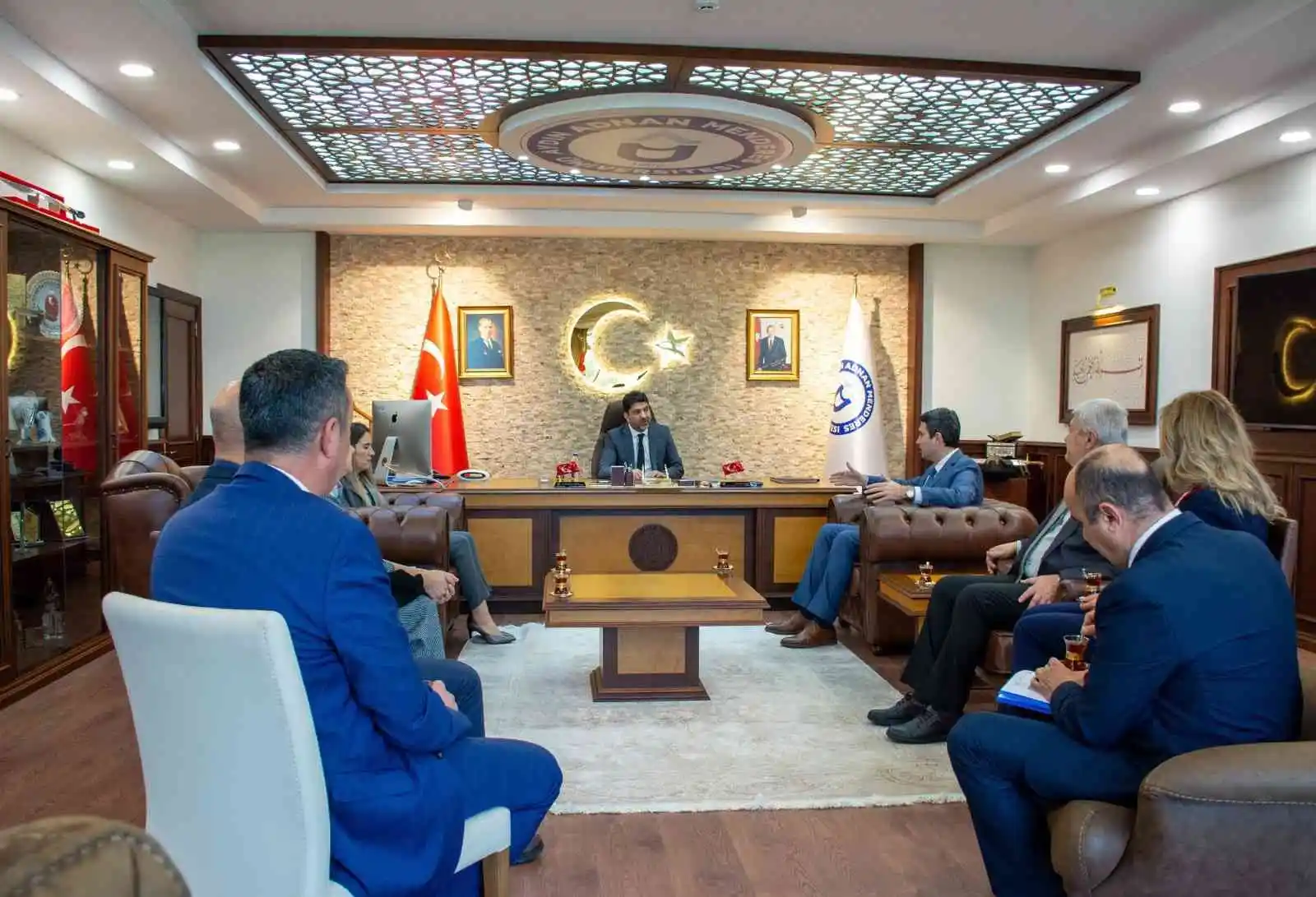 ADÜ Rektörü, Didim Kaymakamı Kuruca'yı ağırladı