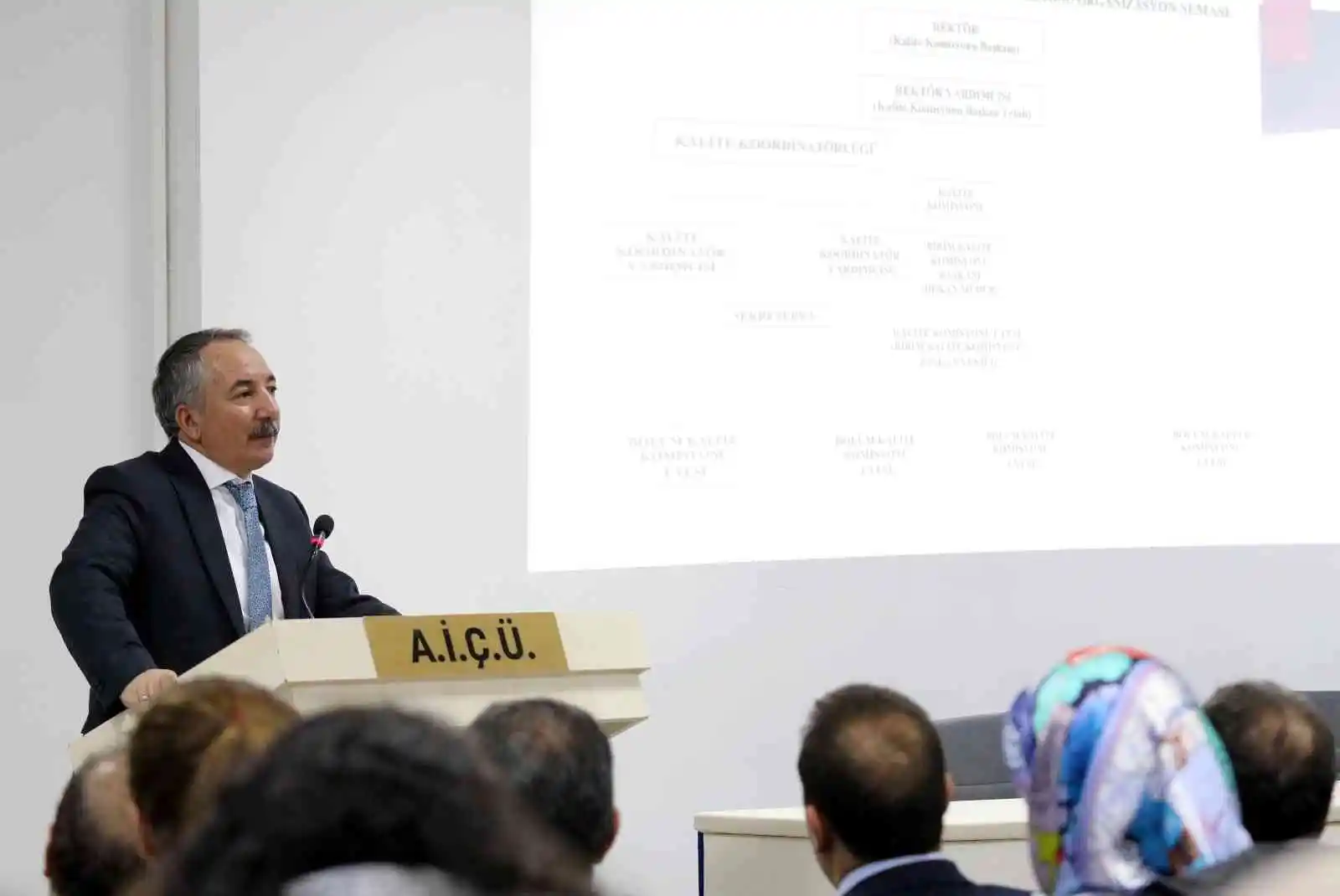 AİÇÜ’de kalite güvence sistemi değerlendirme toplantısı yapıldı