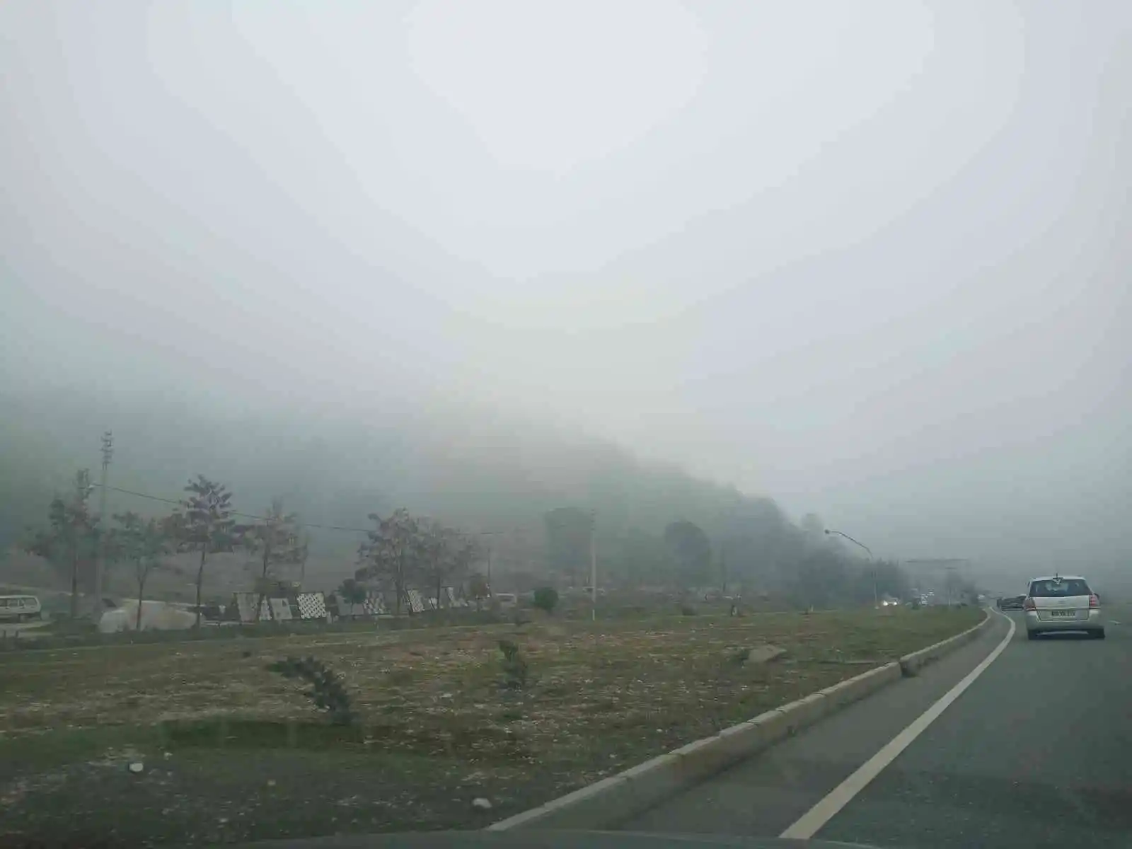 Aydın-Muğla karayolunda sis etkili oldu