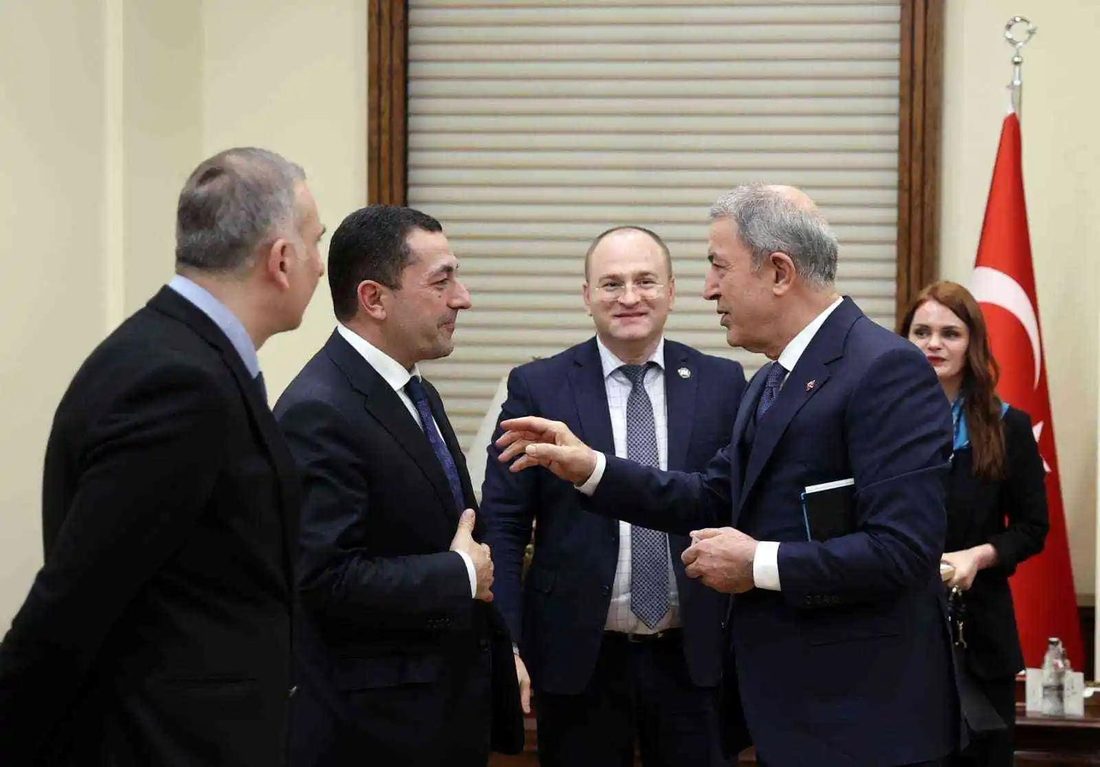 Bakan Akar, Gürcistan heyetini kabul etti