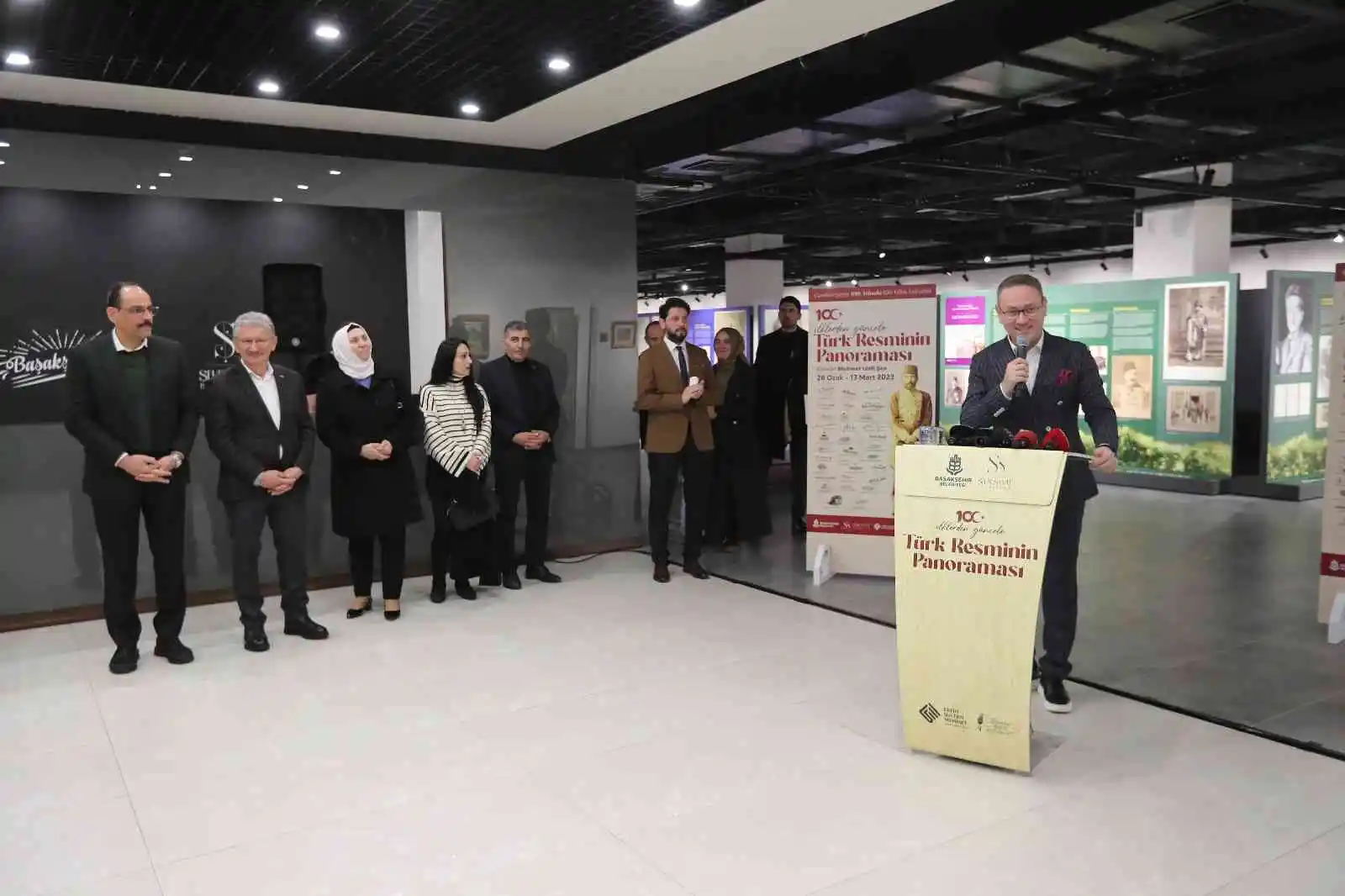 Başakşehir’de ‘Türk Resminin Panoraması Sergisi’ düzenlendi