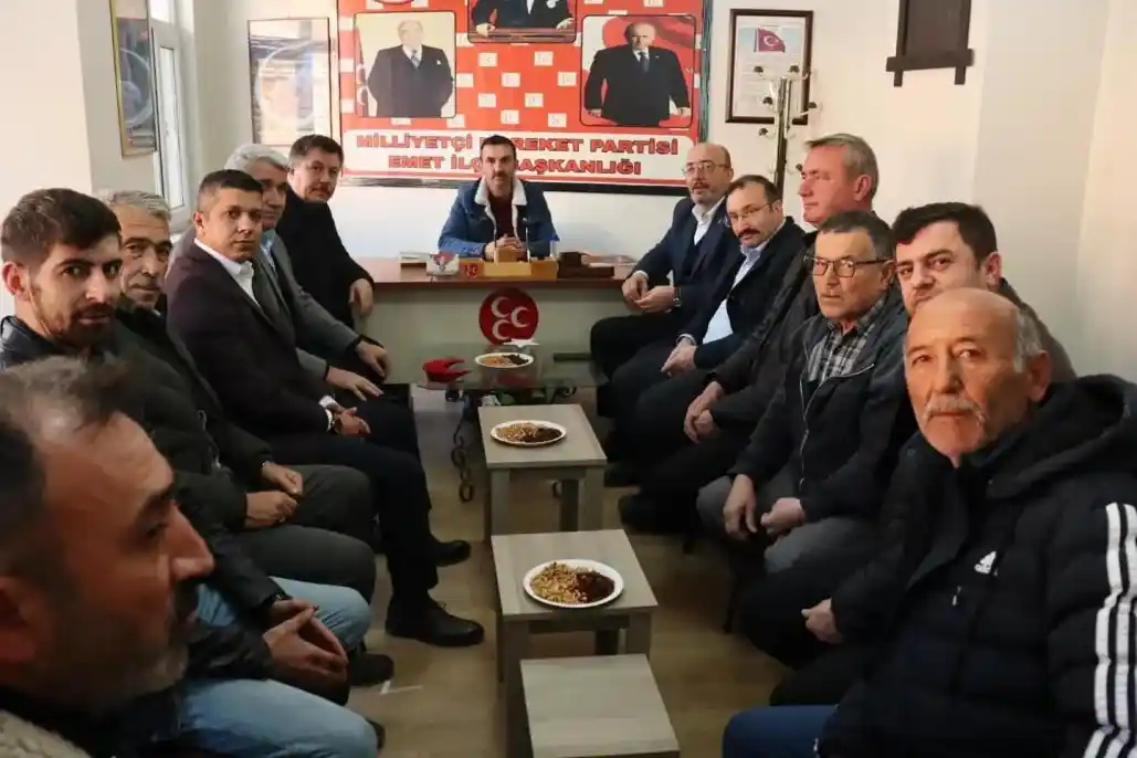 Başkan Önsay'ın Emet temasları