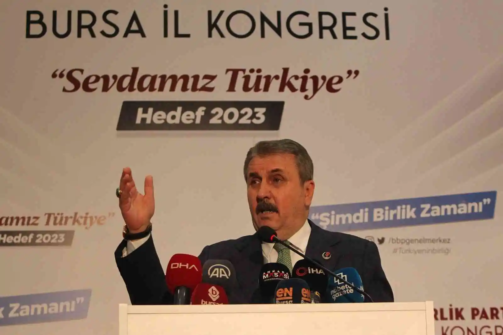 BBP Genel Başkanı Mustafa Destici: "6'lı masada kim doğru söylüyor?"
