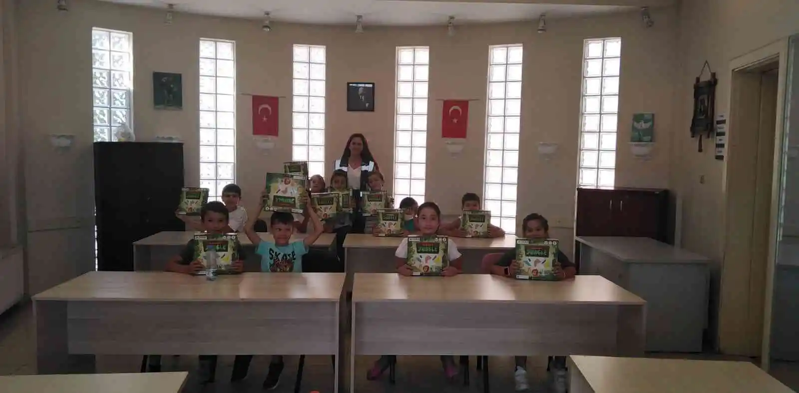 Çocuklar akıl ve zeka oyunlarıyla öğreniyor