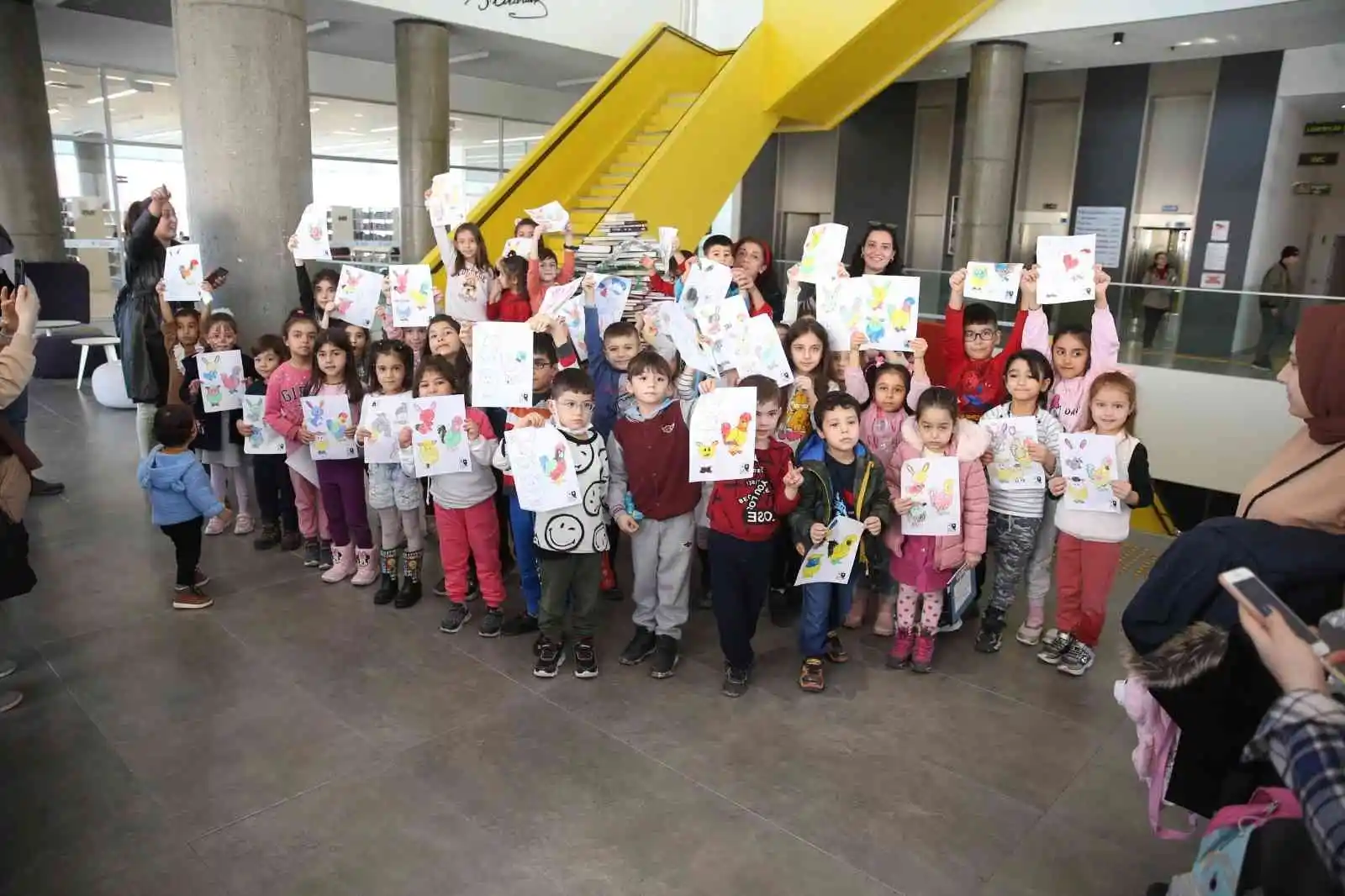 Çocuklar yarıyıl tatilini keyif alarak geçiriyor
