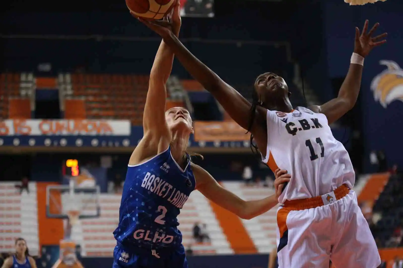 Çukurova Basketbol, Basket Landes'i rahat geçti
