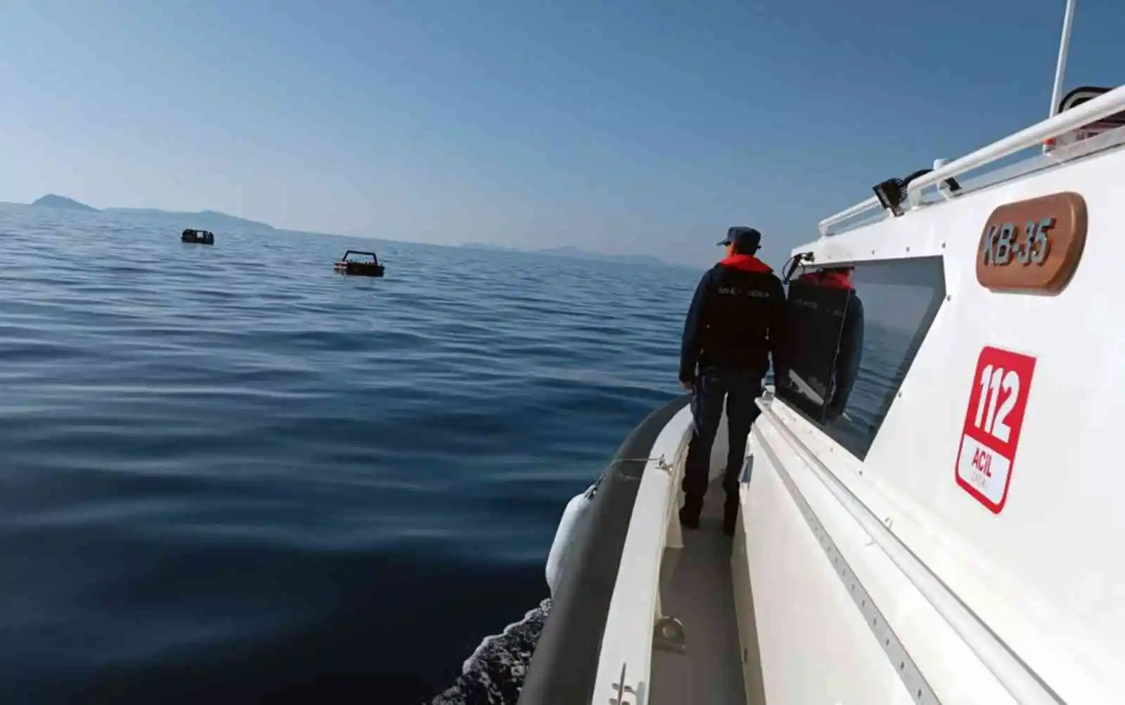 Datça'da 33 düzensiz göçmen kurtarıldı