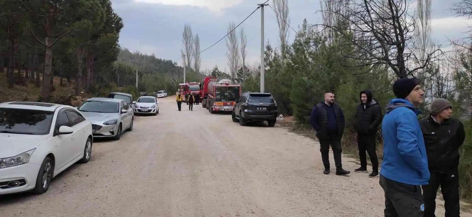 Denizli’deki orman yangınına güçlükle müdahale ediliyor