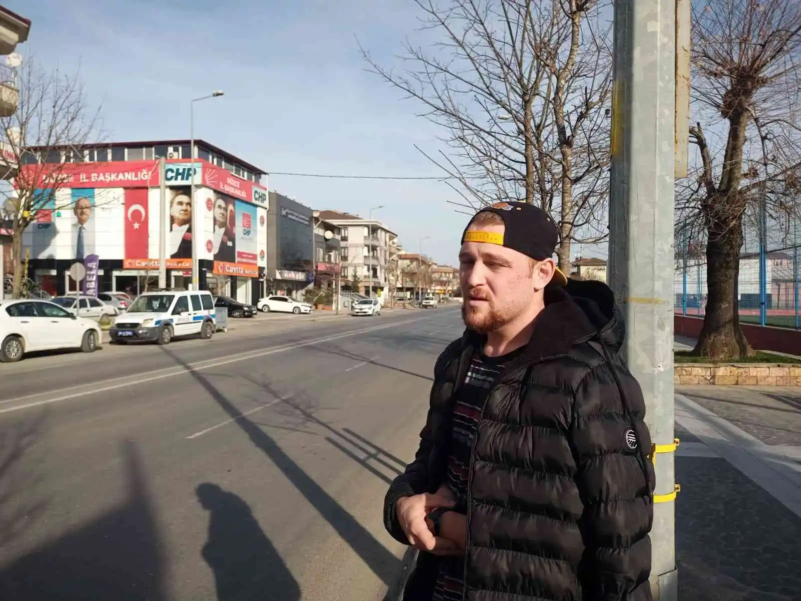 Direksiyon dersine yetişmeye çalışırken kazaya karıştı