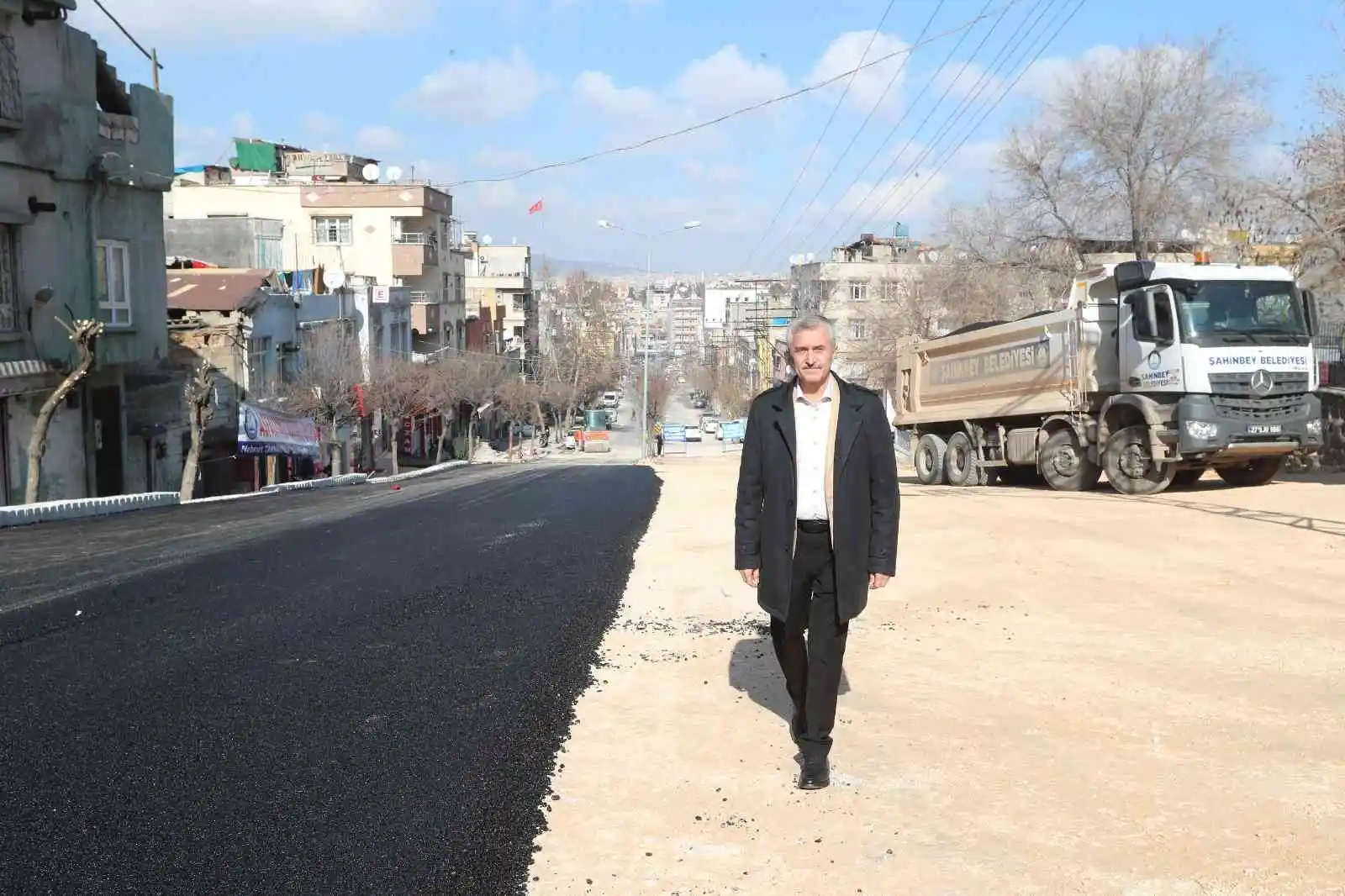 Düztepe’ye ve Çamlıca’ya yeni yol