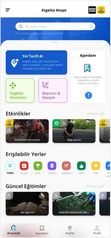 Engelsiz Konya Mobil Uygulaması hayata geçti
