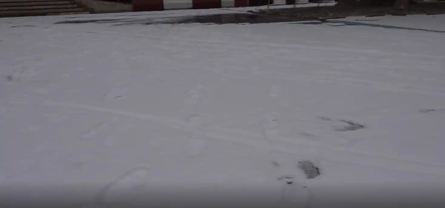 Erciş’te beklenen kar yağışı başladı