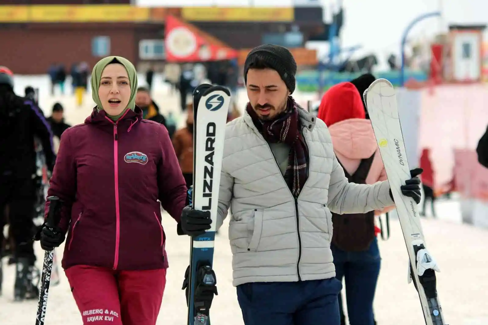 Erciyes'e turist akını