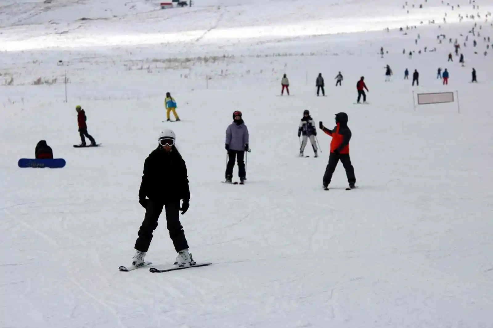Erciyes’e turist akını