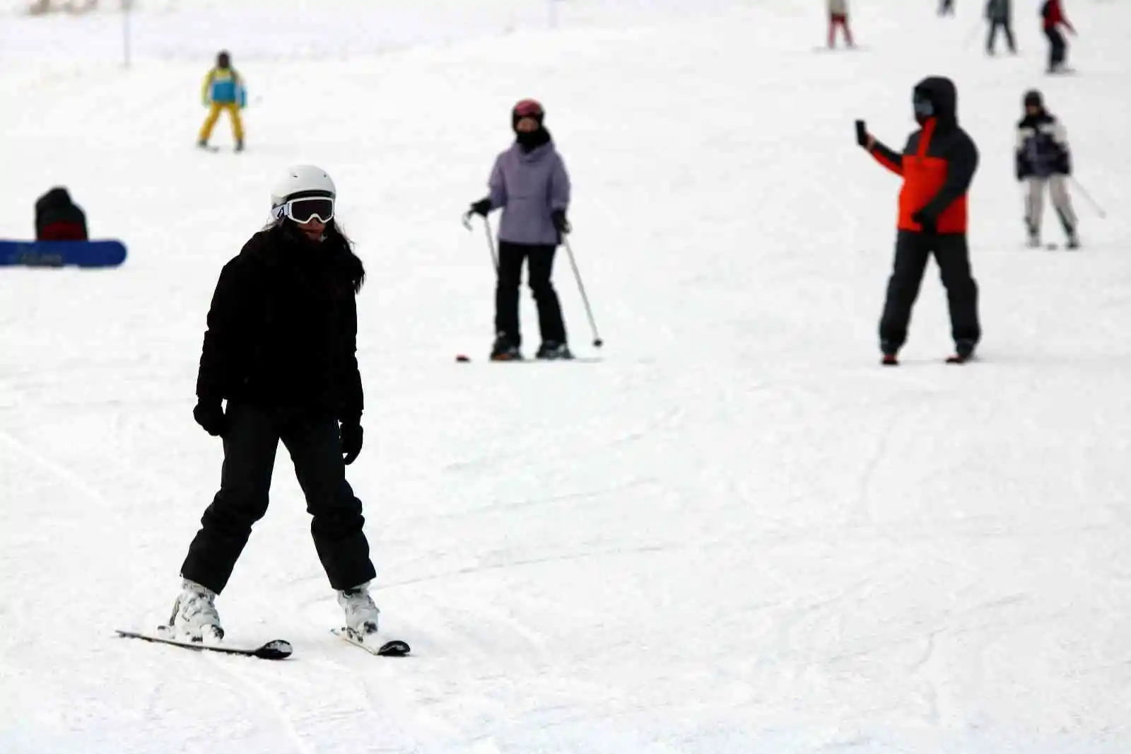 Erciyes’e turist akını
