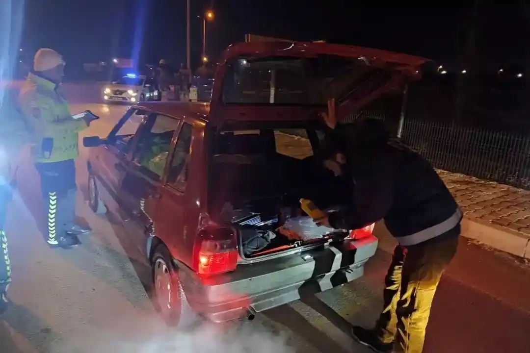 Erzincan’da 36 sürücüye 78 bin 521 lira ceza kesildi